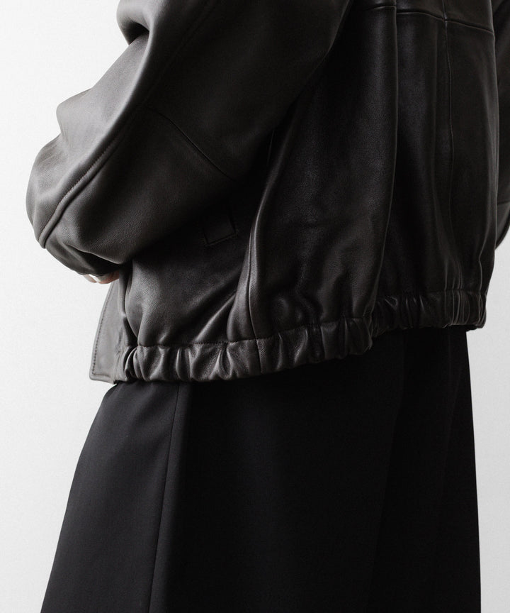 ssstein(シュタイン)のSHEEP LEATHER ZIP SHORT JACKET - VINTAGE BLACKの公式通販サイトsession福岡セレクトショップ