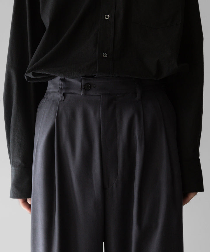 【stein】ssstein シュタインのCUPRO WIDE EASY TROUSERSのCHARCOAL 公式通販サイトsession福岡セレクトショップ