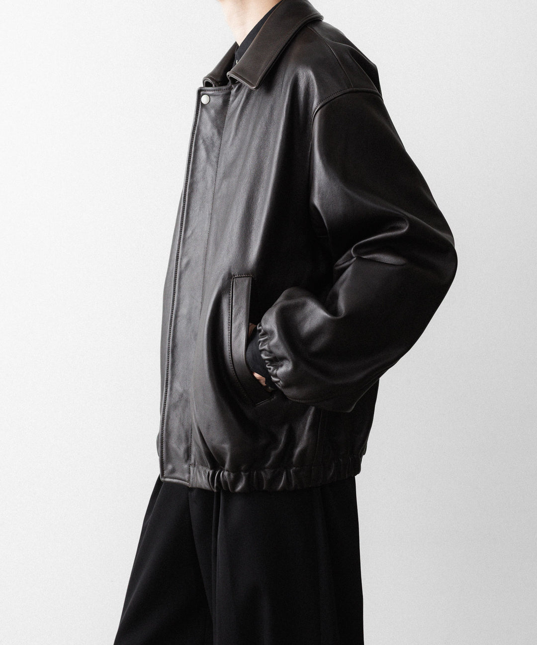 ssstein(シュタイン)のSHEEP LEATHER ZIP SHORT JACKET - VINTAGE BLACKの公式通販サイトsession福岡セレクトショップ