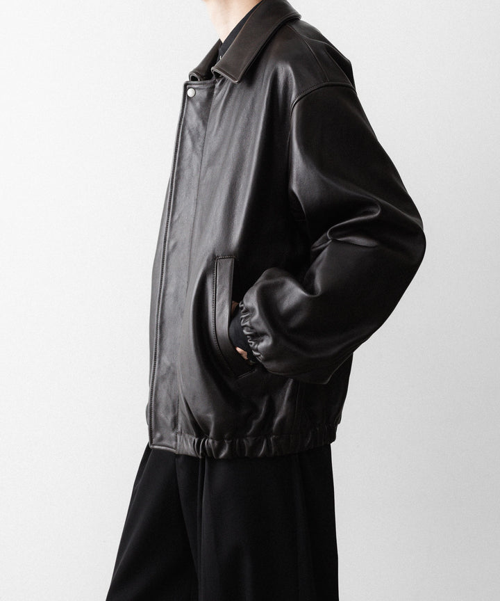 ssstein(シュタイン)のSHEEP LEATHER ZIP SHORT JACKET - VINTAGE BLACKの公式通販サイトsession福岡セレクトショップ