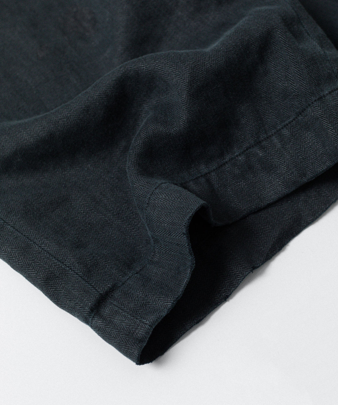 ssstein(シュタイン)のHEAVY LINEN HERRINGBONE WIDE EASY TROUSERS - BLACKの公式通販サイトsession福岡セレクトショップ