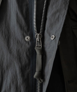 【ANTHEM A】MILITARY MULTI WAY OVER COAT - STEEL GRAY