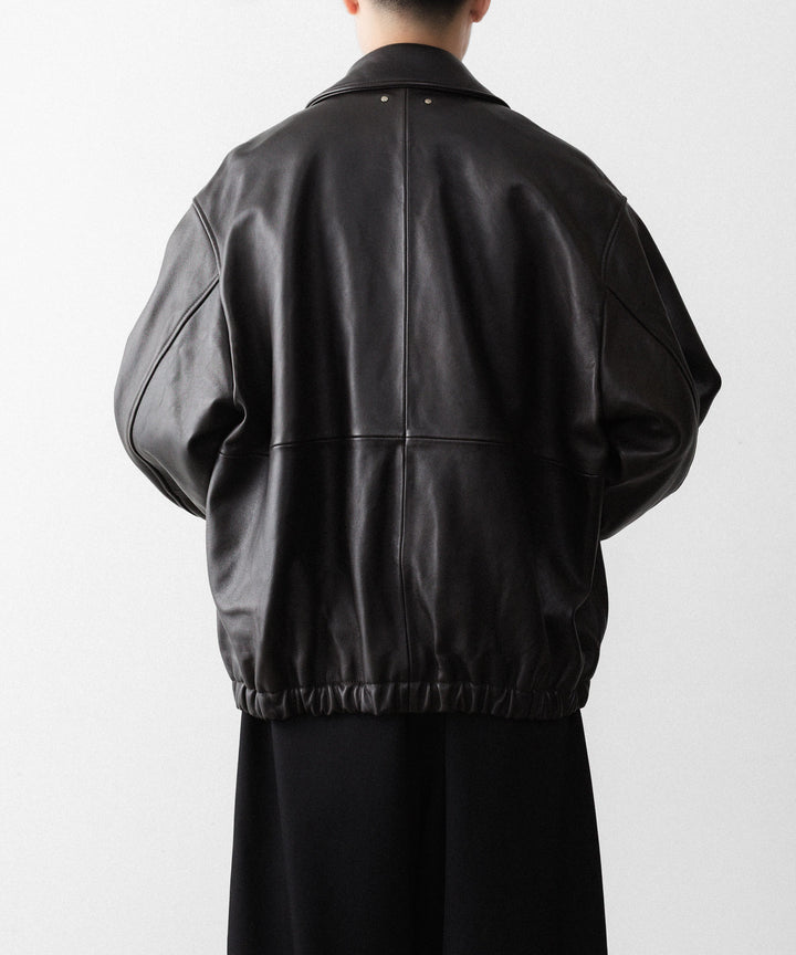ssstein(シュタイン)のSHEEP LEATHER ZIP SHORT JACKET - VINTAGE BLACKの公式通販サイトsession福岡セレクトショップ