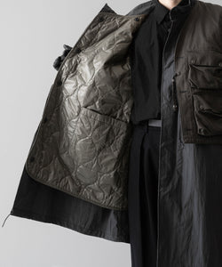 【ANTHEM A】MILITARY MULTI WAY OVER COAT - STEEL GRAY