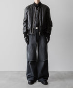 画像をギャラリービューアに読み込む, ssstein(シュタイン)の24AWコレクション OVERSIZED STANDARD SHIRT - BLACK 公式通販サイトsession福岡セレクトショップ
