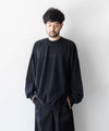 【stein】OVERSIZED REBUILD SWEAT LS - BLACK