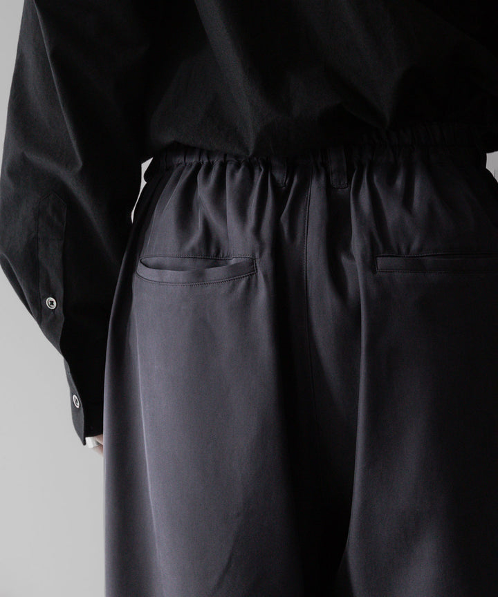 【stein】ssstein シュタインのCUPRO WIDE EASY TROUSERSのCHARCOAL 公式通販サイトsession福岡セレクトショップ