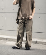 画像をギャラリービューアに読み込む, ssstein(シュタイン)の DEFORMATION WIDE COLOR DENIM PANTS - KHAKIの公式通販サイトsession福岡セレクトショップ
