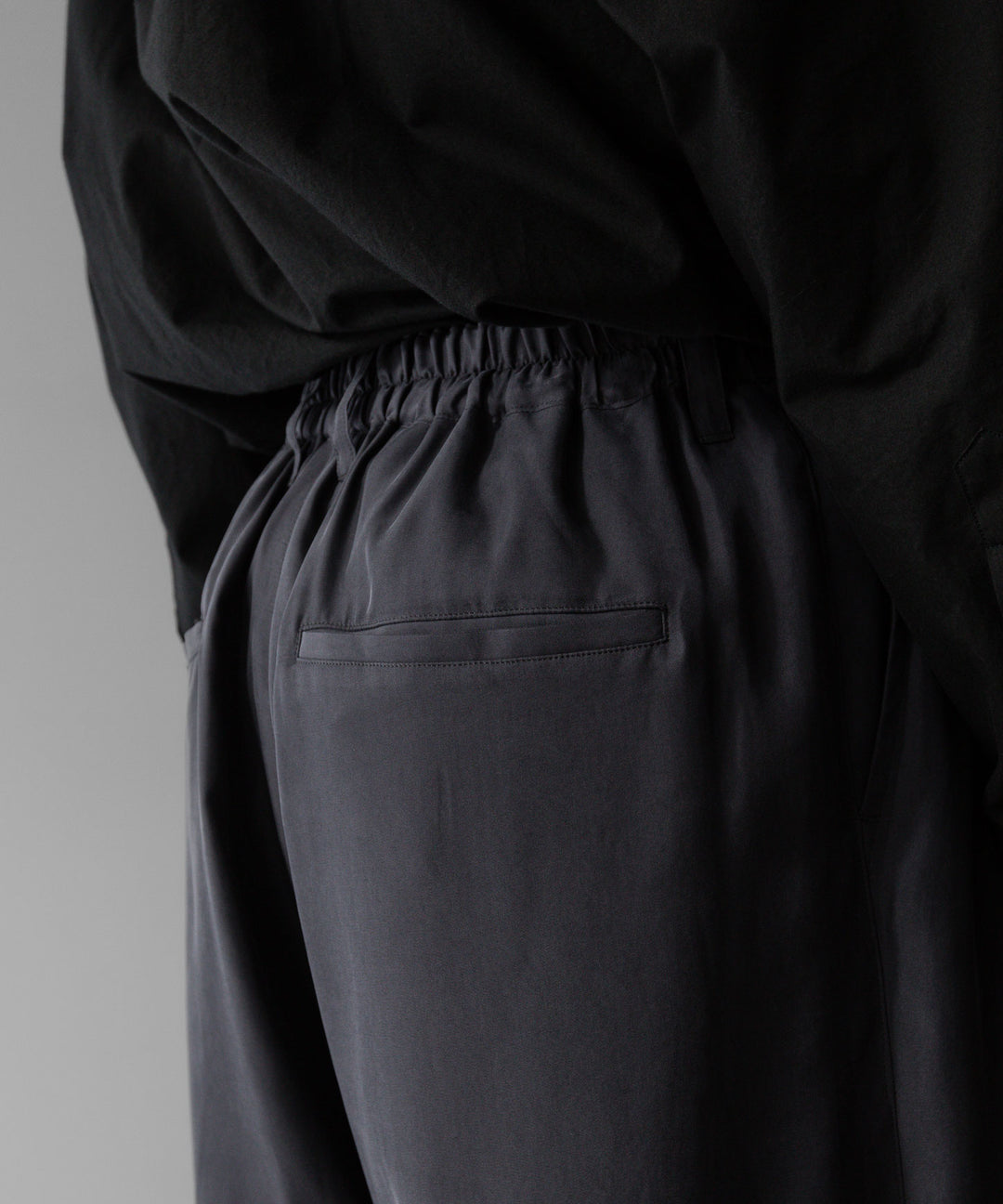 【stein】ssstein シュタインのCUPRO WIDE EASY TROUSERSのCHARCOAL 公式通販サイトsession福岡セレクトショップ
