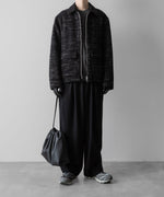 画像をギャラリービューアに読み込む, INTÉRIM(インテリム)のDOUBLE FACE HAIRY BABY LAMA WOOL SPORTS JACKET - RAW BLACKの公式通販サイトsession福岡セレクトショップ
