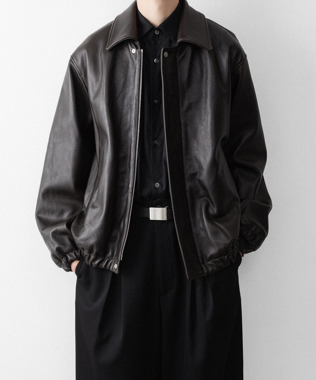 ssstein(シュタイン)のSHEEP LEATHER ZIP SHORT JACKET - VINTAGE BLACKの公式通販サイトsession福岡セレクトショップ