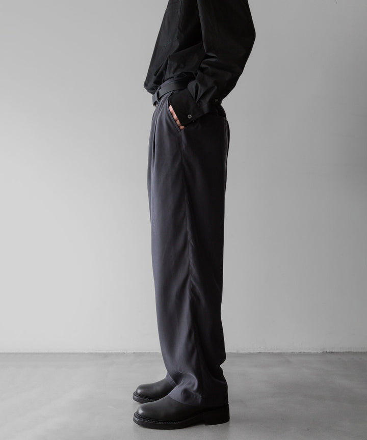 【stein】ssstein シュタインのCUPRO WIDE EASY TROUSERSのCHARCOAL 公式通販サイトsession福岡セレクトショップ