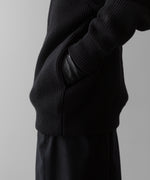 画像をギャラリービューアに読み込む, ssstein(シュタイン)の24AWコレクション OVERSIZED DRIVERS KNIT ZIP JACKET - BLACK 公式通販サイトsession福岡セレクトショップ
