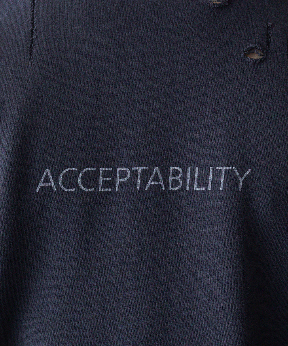 ssstein(シュタイン)の24AWコレクション OVERSIZED REBUILD SWEAT LS - BLUE GREY 公式通販サイトsession福岡セレクトショップ