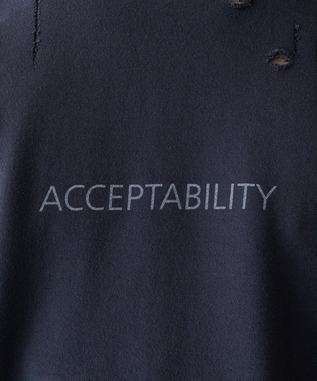 ssstein(シュタイン)の24AWコレクション OVERSIZED REBUILD SWEAT LS - BLUE GREY 公式通販サイトsession福岡セレクトショップ