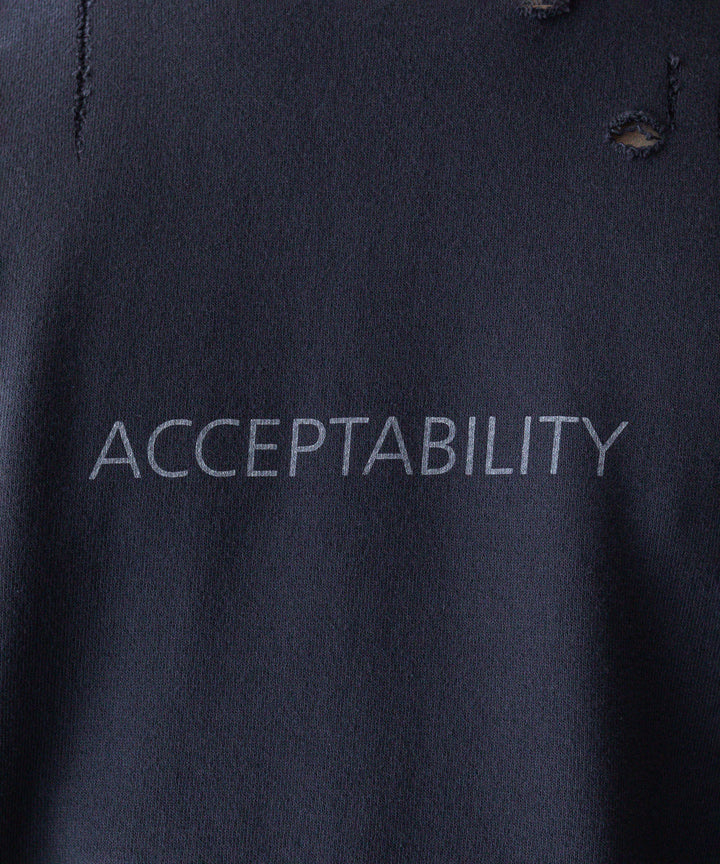 ssstein(シュタイン)の24AWコレクション OVERSIZED REBUILD SWEAT LS - BLUE GREY 公式通販サイトsession福岡セレクトショップ