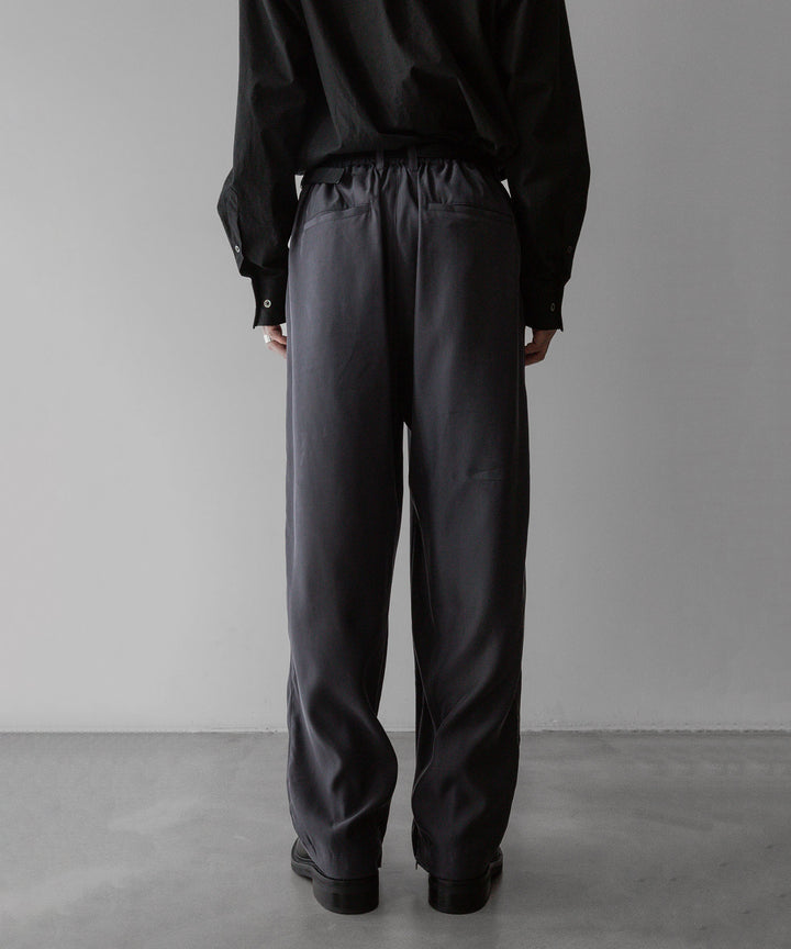 【stein】ssstein シュタインのCUPRO WIDE EASY TROUSERSのCHARCOAL 公式通販サイトsession福岡セレクトショップ