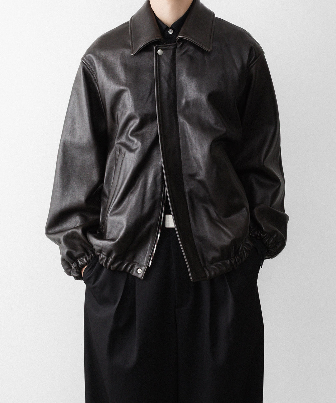 ssstein(シュタイン)のSHEEP LEATHER ZIP SHORT JACKET - VINTAGE BLACKの公式通販サイトsession福岡セレクトショップ