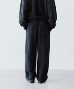 画像をギャラリービューアに読み込む, 【phebus】SULFUR DYE FLEECE PANTS - CAHRCOAL
