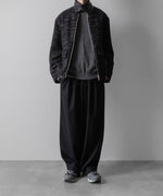 画像をギャラリービューアに読み込む, INTÉRIM(インテリム)のDOUBLE FACE HAIRY BABY LAMA WOOL SPORTS JACKET - RAW BLACKの公式通販サイトsession福岡セレクトショップ
