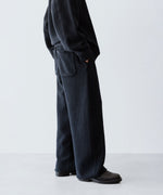 画像をギャラリービューアに読み込む, 【phebus】SULFUR DYE FLEECE PANTS - CAHRCOAL
