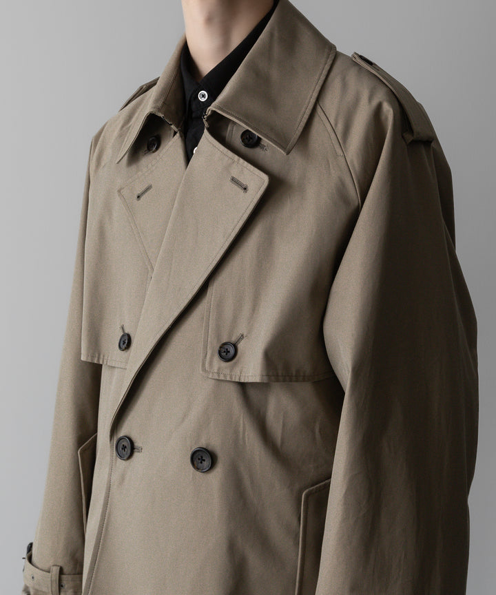 ssstein(シュタイン)の24AWコレクション LAYERED SHORT TRENCH COAT - BEIGE 公式通販サイトsession福岡セレクトショップ