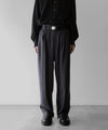 【stein】CUPRO WIDE EASY TROUSERS - CHARCOAL
