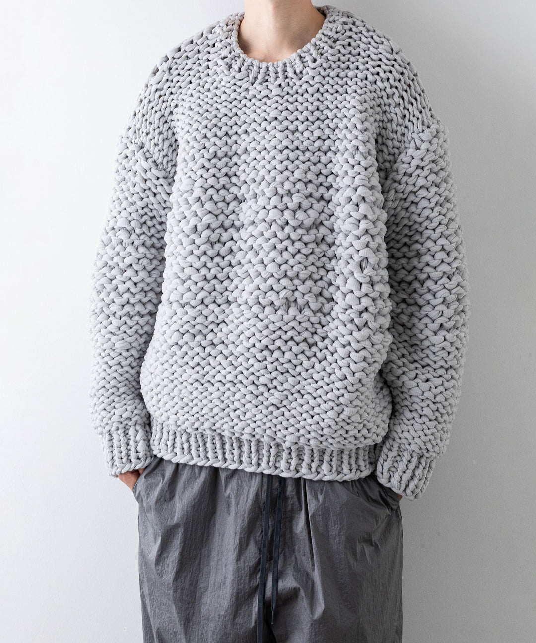 stein シュタイン 23aw LILY YARN HAND KNIT LS - OFF GREY sessionセッション福岡セレクトショップ 公式通販サイト