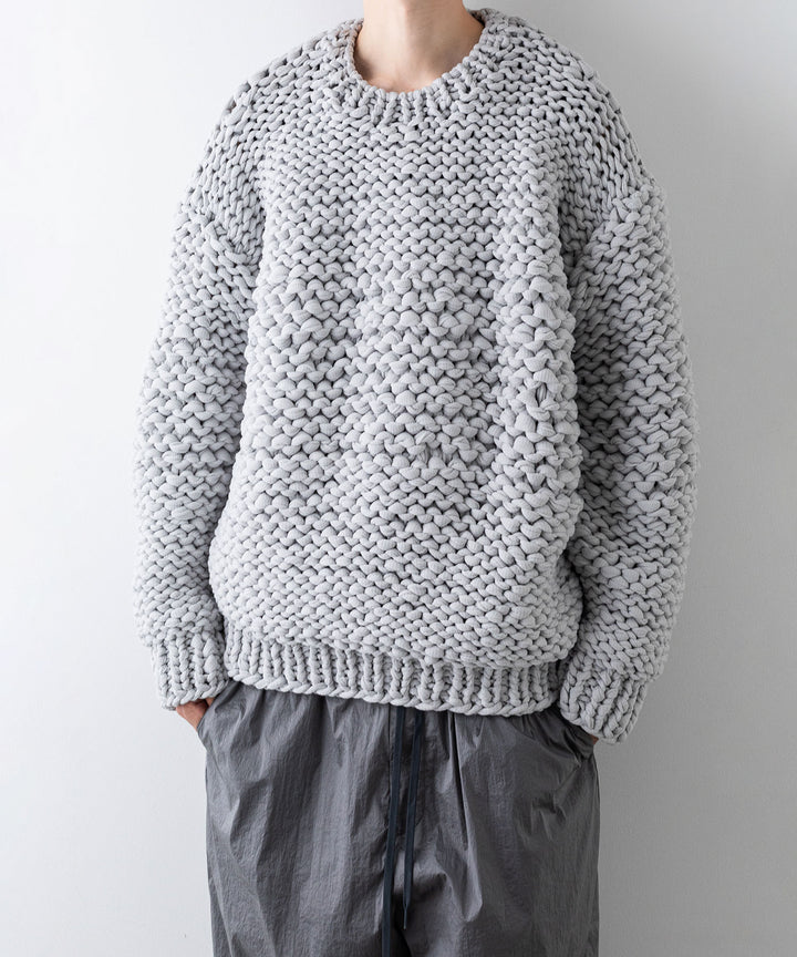 stein シュタイン 23aw LILY YARN HAND KNIT LS - OFF GREY sessionセッション福岡セレクトショップ 公式通販サイト