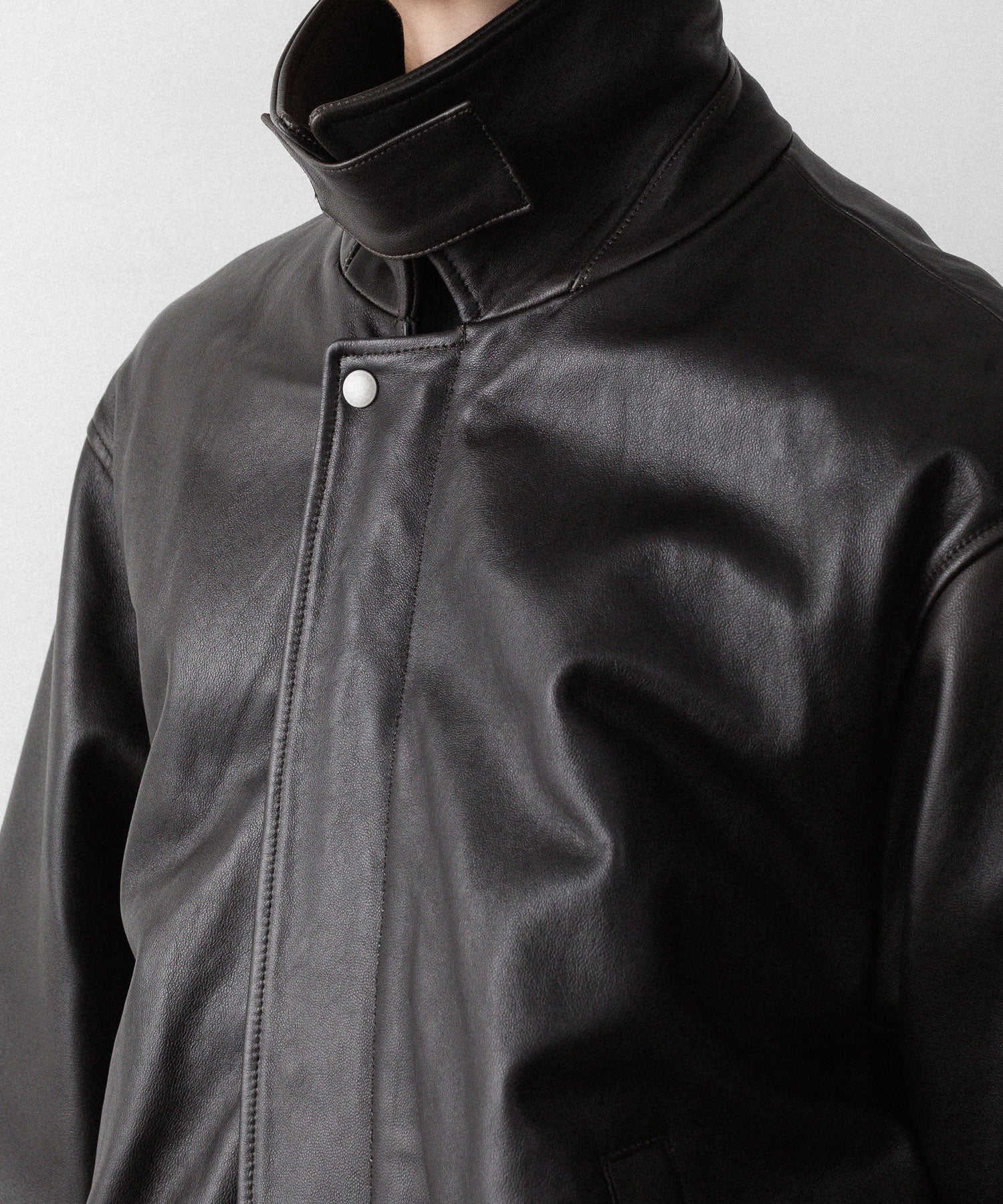 ssstein / シュタイン】SHEEP LEATHER ZIP SHORT JACKET - VINTAGE