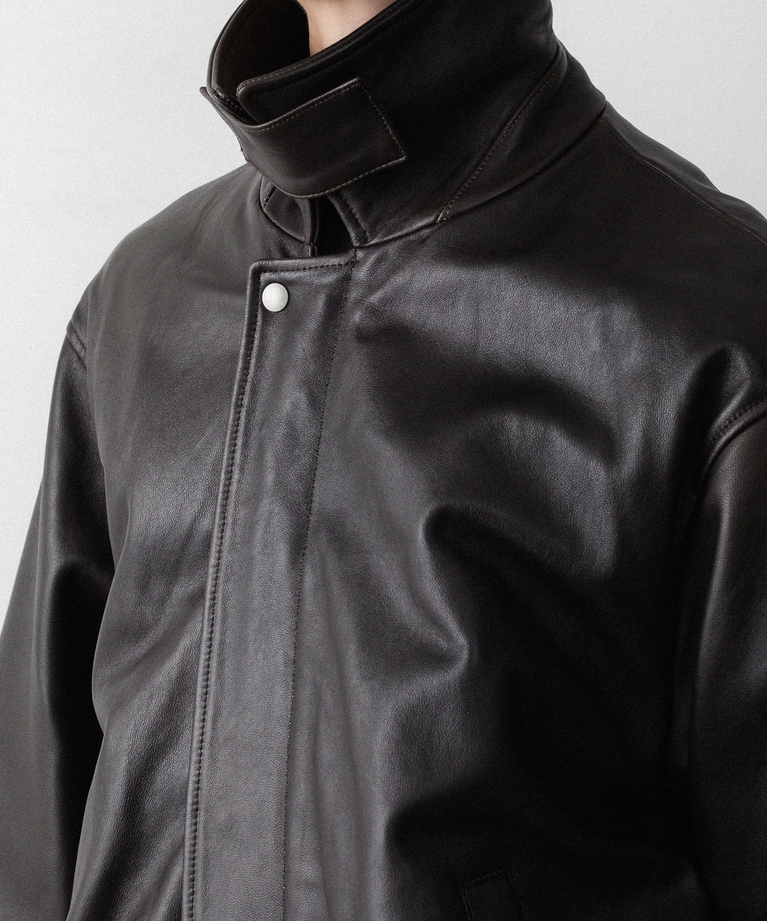 ssstein(シュタイン)のSHEEP LEATHER ZIP SHORT JACKET - VINTAGE BLACKの公式通販サイトsession福岡セレクトショップ