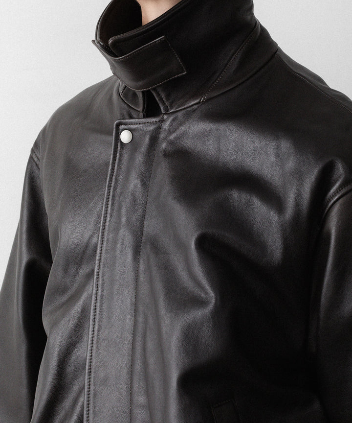 ssstein(シュタイン)のSHEEP LEATHER ZIP SHORT JACKET - VINTAGE BLACKの公式通販サイトsession福岡セレクトショップ