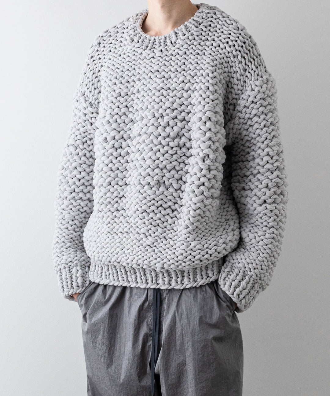stein シュタイン 23aw LILY YARN HAND KNIT LS - OFF GREY sessionセッション福岡セレクトショップ 公式通販サイト