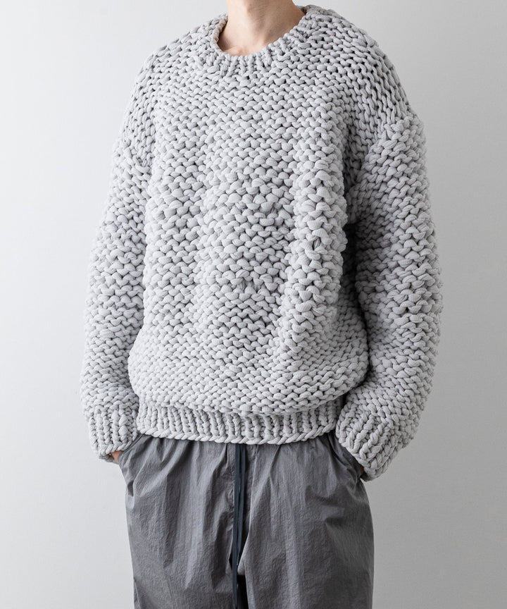 stein シュタイン 23aw LILY YARN HAND KNIT LS - OFF GREY sessionセッション福岡セレクトショップ 公式通販サイト