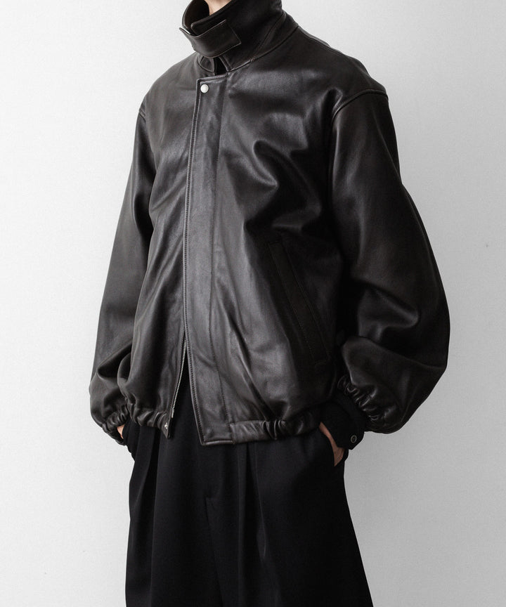 ssstein(シュタイン)のSHEEP LEATHER ZIP SHORT JACKET - VINTAGE BLACKの公式通販サイトsession福岡セレクトショップ