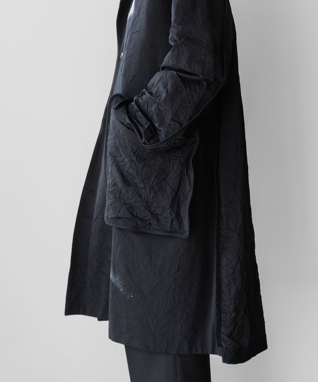 【KANEMASA PHIL.】CATCH WASHER TWILL STENCIL DOUBLE COAT - BLACK カネマサフィル sessionセッション福岡セレクトショップ 公式通販サイト