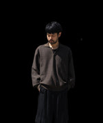 画像をギャラリービューアに読み込む, ssstein(シュタイン)のSLUB COTTON KNIT SKIPPER LS - KHAKIの公式通販サイトsession福岡セレクトショップ

