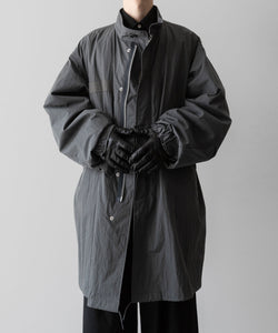 【ANTHEM A】MILITARY MULTI WAY OVER COAT - STEEL GRAY