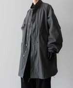 画像をギャラリービューアに読み込む, 【ANTHEM A】MILITARY MULTI WAY OVER COAT - STEEL GRAY
