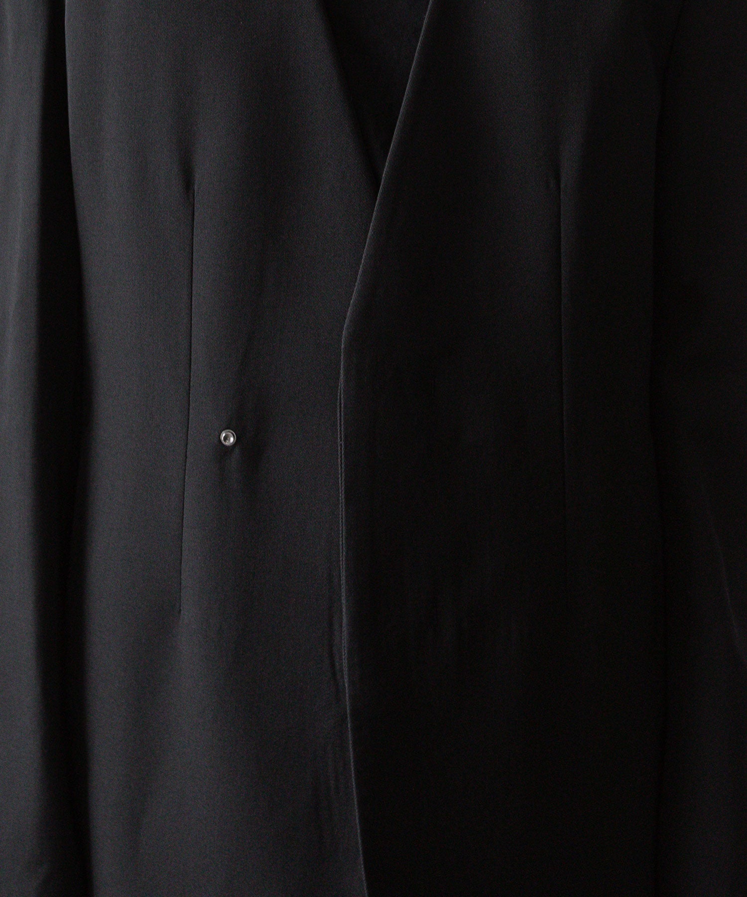 VEIN ヴェインのWO/VIS GABARDINE COLLARLESS JACKET - BLACKの公式通販サイトsession福岡セレクトショップ