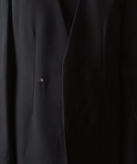 画像をギャラリービューアに読み込む, VEIN ヴェインのWO/VIS GABARDINE COLLARLESS JACKET - BLACKの公式通販サイトsession福岡セレクトショップ
