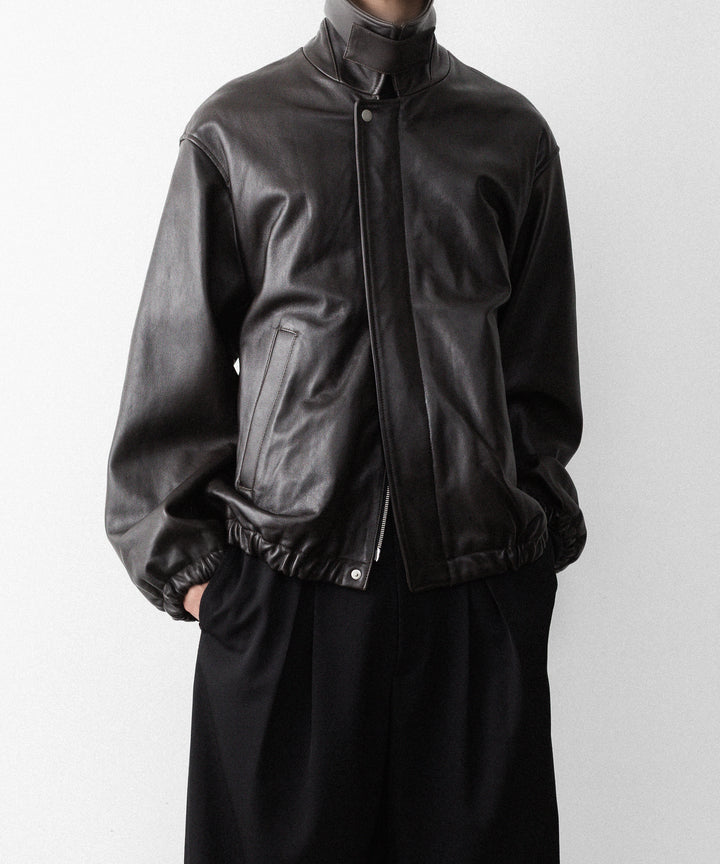 ssstein(シュタイン)のSHEEP LEATHER ZIP SHORT JACKET - VINTAGE BLACKの公式通販サイトsession福岡セレクトショップ