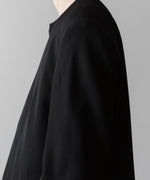 画像をギャラリービューアに読み込む, VEIN ヴェインのWO/VIS GABARDINE COLLARLESS JACKET - BLACKの公式通販サイトsession福岡セレクトショップ
