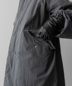 【ANTHEM A】MILITARY MULTI WAY OVER COAT - STEEL GRAY