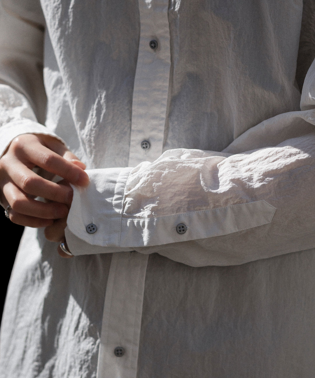 【paratrait】LINE SHIRT - OFF WHITE