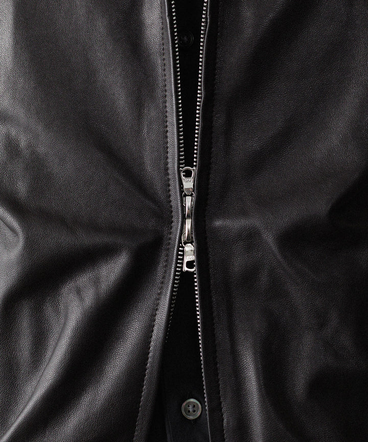 ssstein(シュタイン)のLAMB LEATER HOOD JACKET - GREY BROWNの公式通販サイトsession福岡セレクトショップ