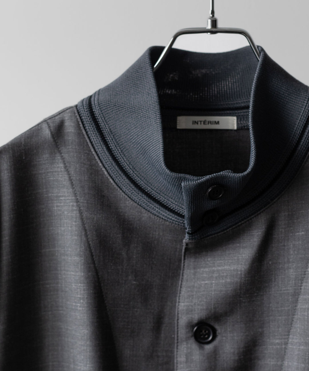 INTÉRIM(インテリム)のHYPER BIG VIRGIN WOOL SILK MOHAIR SUITING RIBBED JACKET - M.GRAY 公式通販サイトsession福岡セレクトショップ

