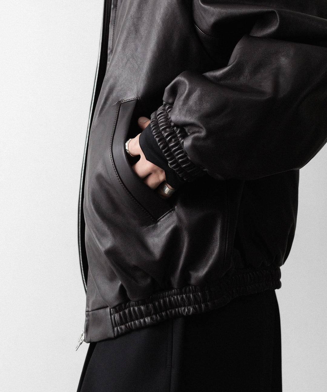ssstein(シュタイン)のLAMB LEATER HOOD JACKET - GREY BROWNの公式通販サイトsession福岡セレクトショップ