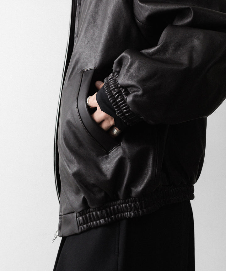 ssstein(シュタイン)のLAMB LEATER HOOD JACKET - GREY BROWNの公式通販サイトsession福岡セレクトショップ