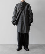 画像をギャラリービューアに読み込む, 【ANTHEM A】MILITARY MULTI WAY OVER COAT - STEEL GRAY
